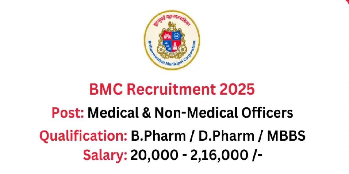 BMC Pharmacist Vacancy