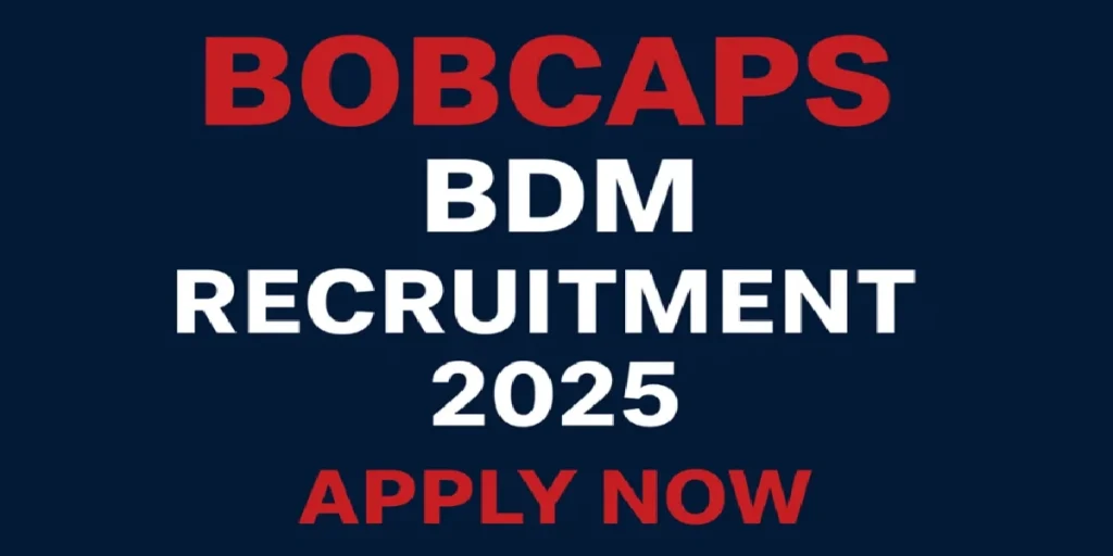 BOBCAPS BDM Online Form 2025