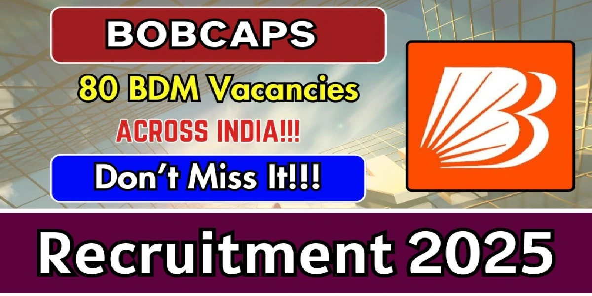 BOBCAPS BDM Online Form 2025