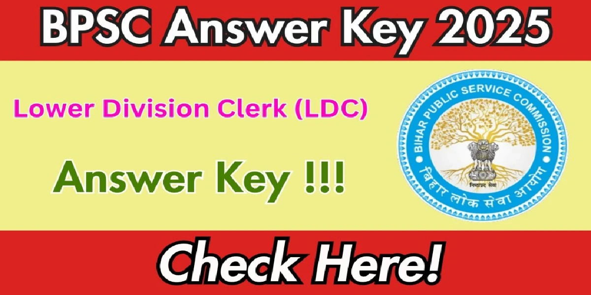 BPSC LDC Answer Key 2025