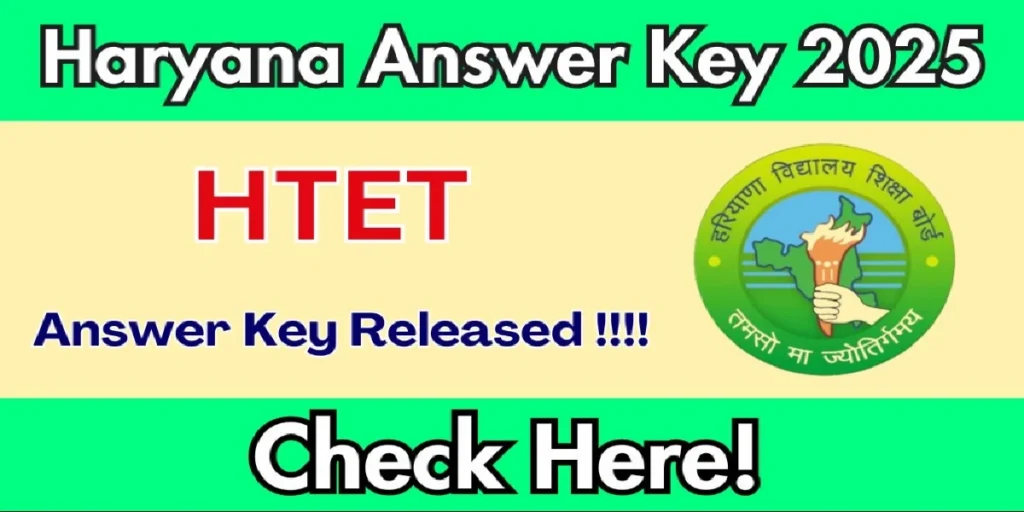 HTET 2025 Answer Key