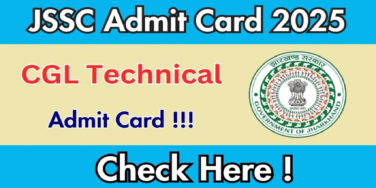 JSSC CGL Technical Admit Card 2025