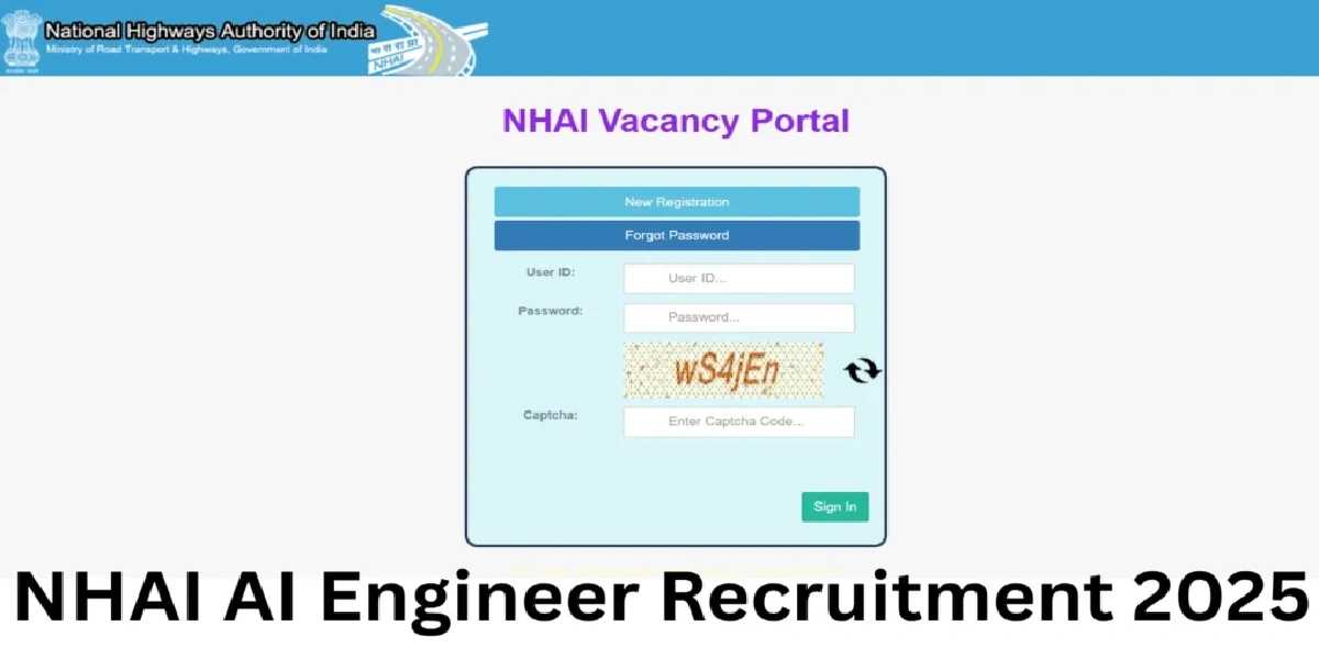 NHAI AI Engineer Recruitment 2025