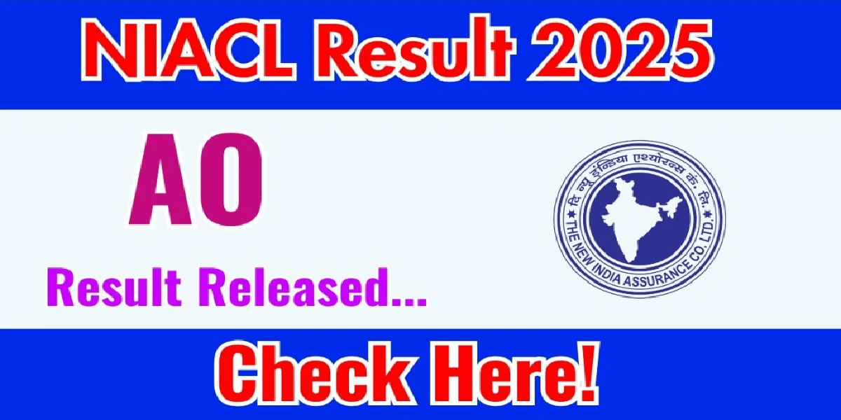 NIACL AO Result 2025