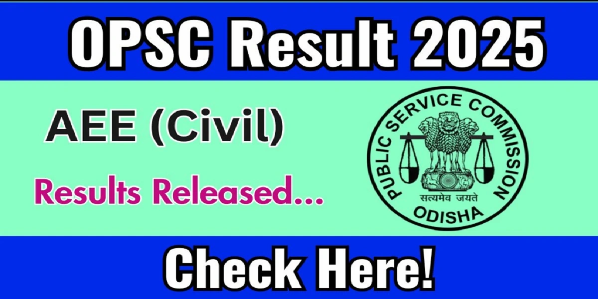 OPSC Assistant Executive Engineer Result 2025
