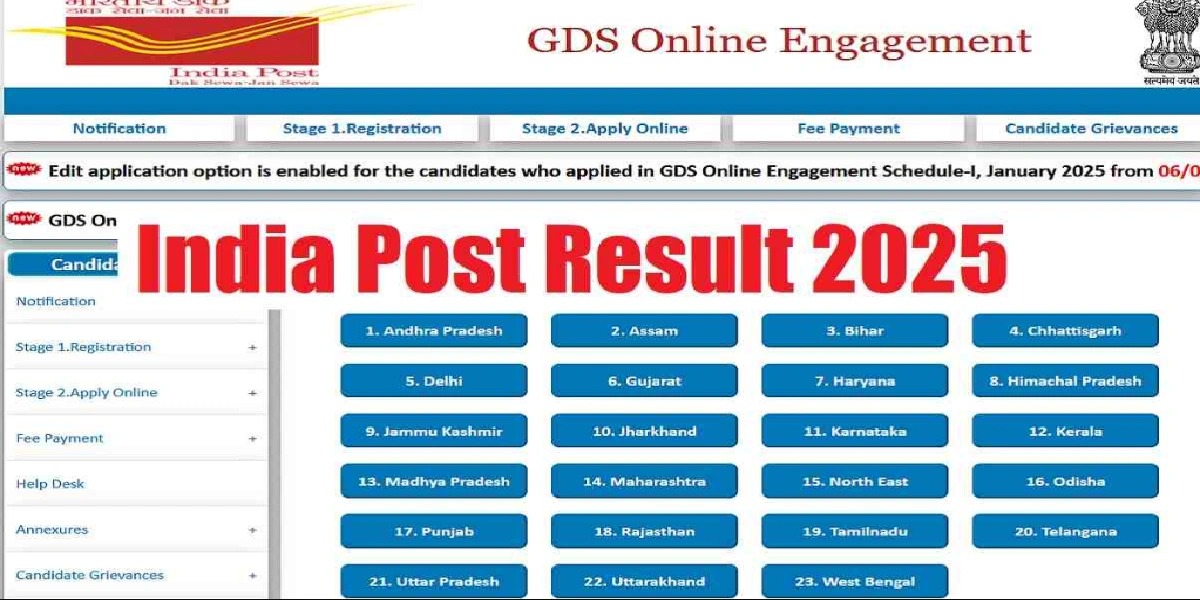 India Post GDS 2025 Result