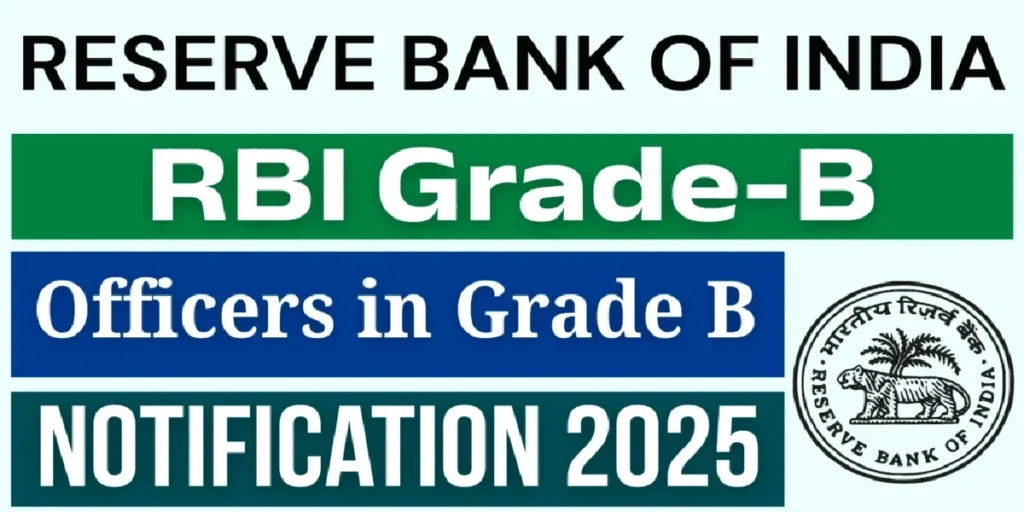 RBI Officers Grade B Online Form 2025