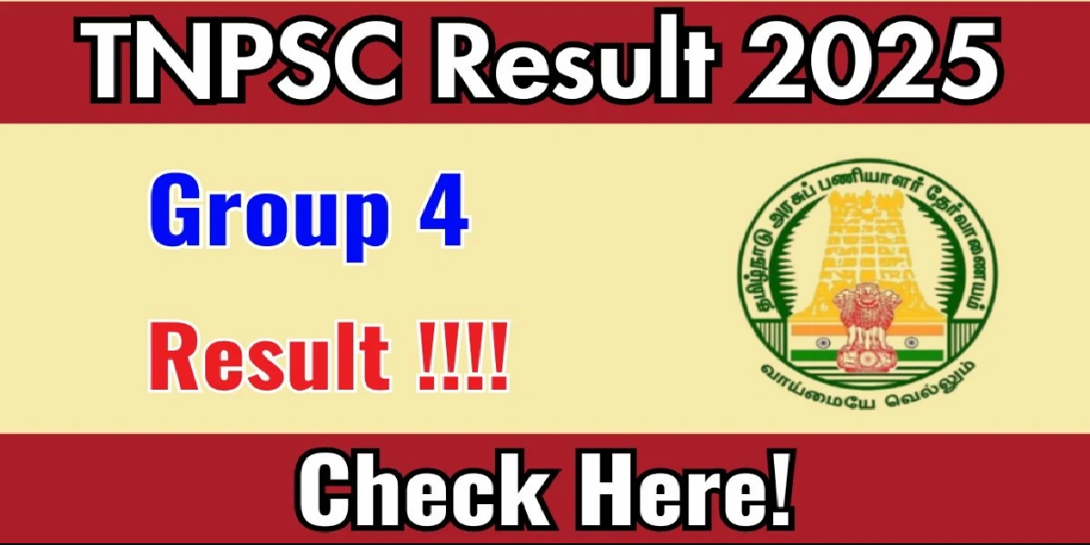 TNPSC Group 4 Result 2025
