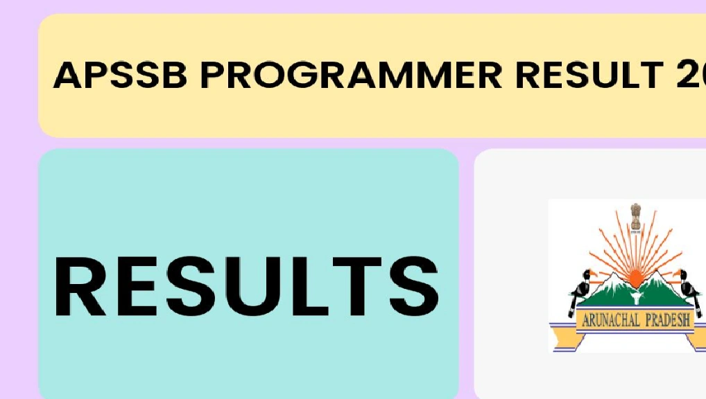 APSSB Programmer Result 2025