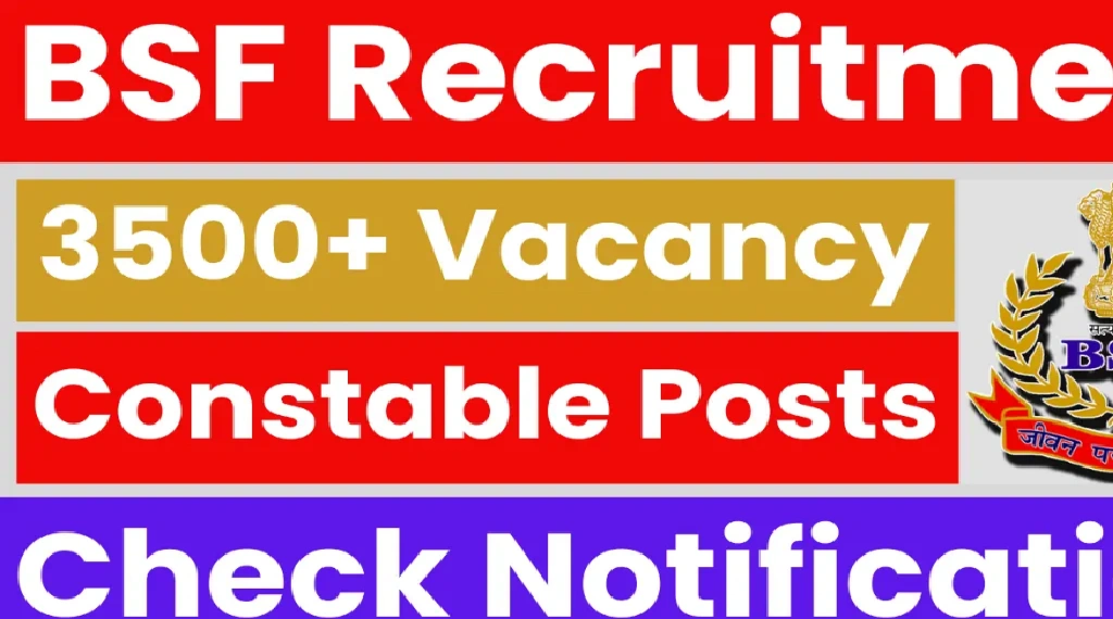 BSF Constable Online Form 2025
