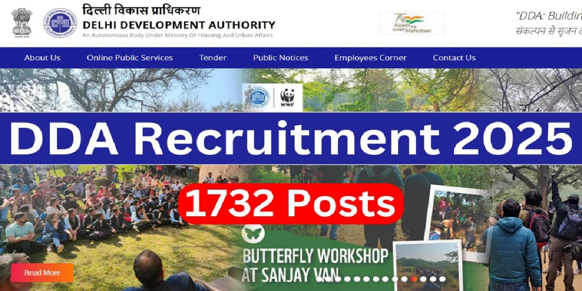 Delhi DDA Recruitment 2025