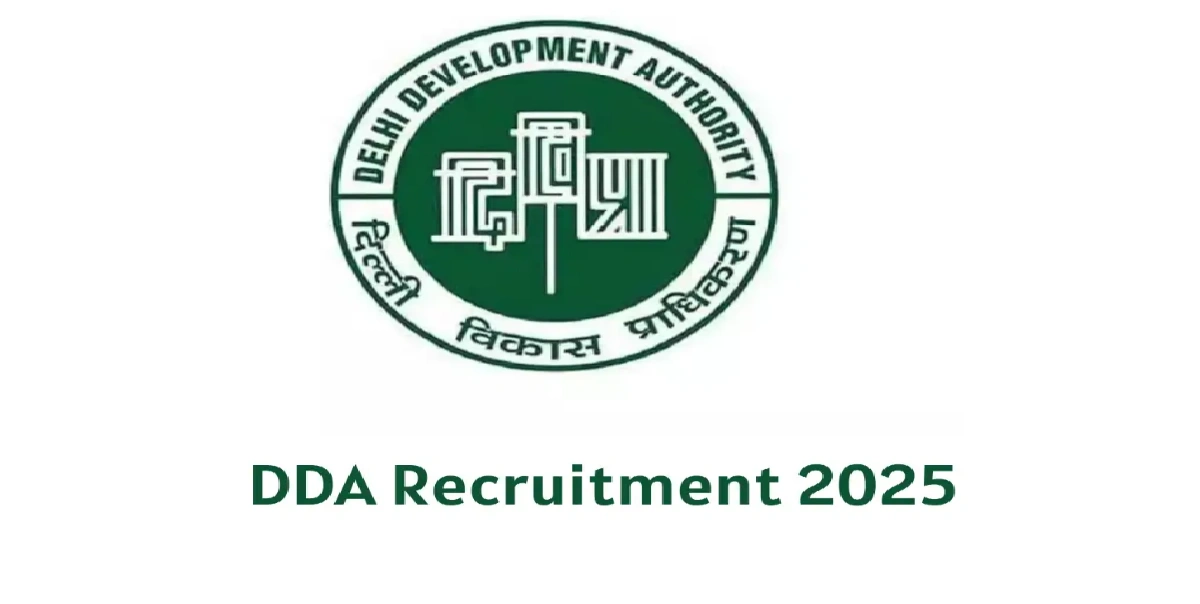 Delhi DDA Recruitment 2025