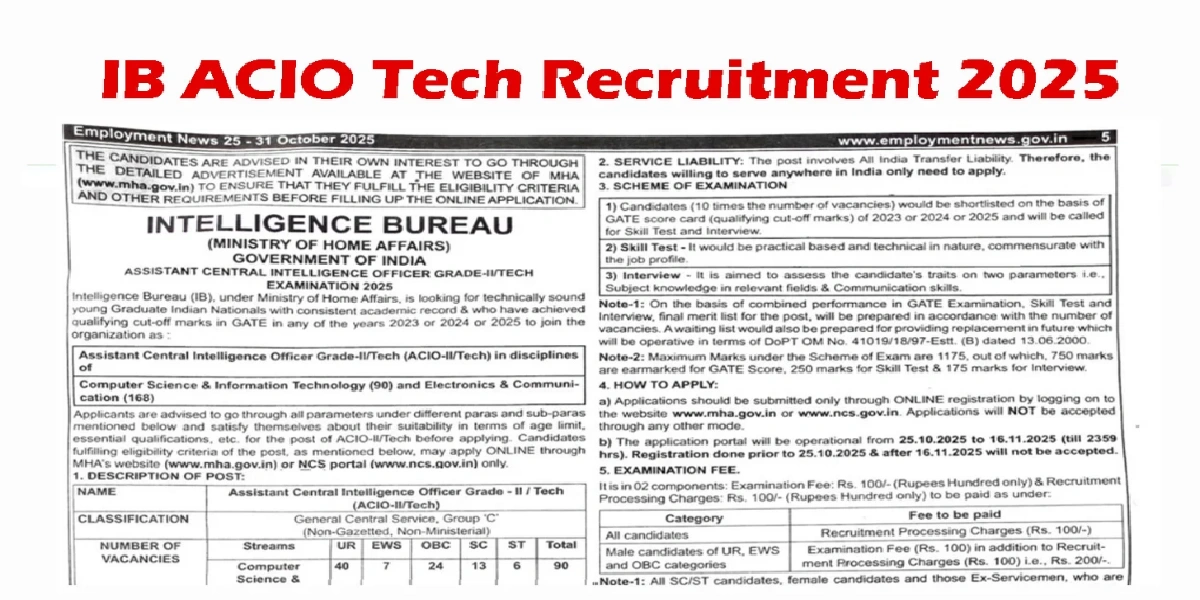 IB ACIO Tech Online Form 2025