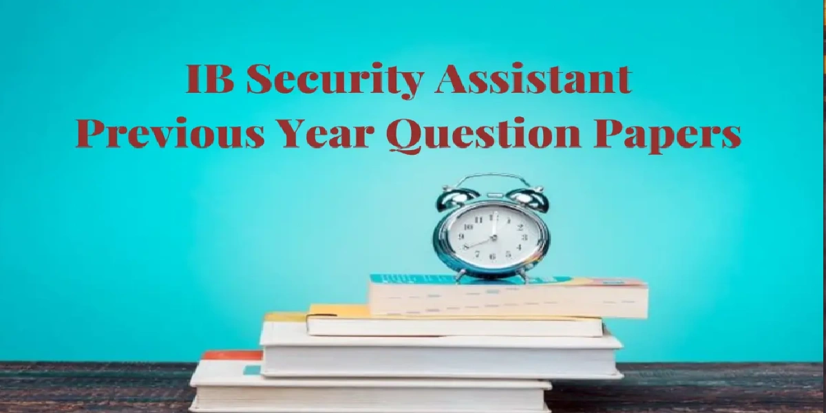 IB Security Assistant Question Paper 2025