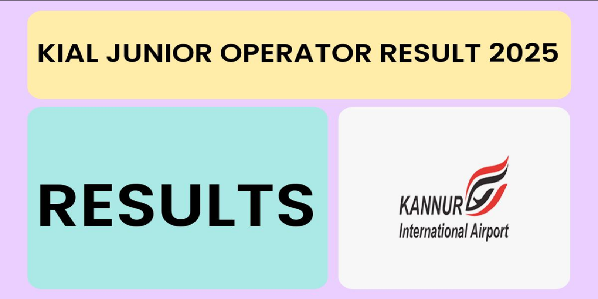 KIAL Junior Operator Result 2025