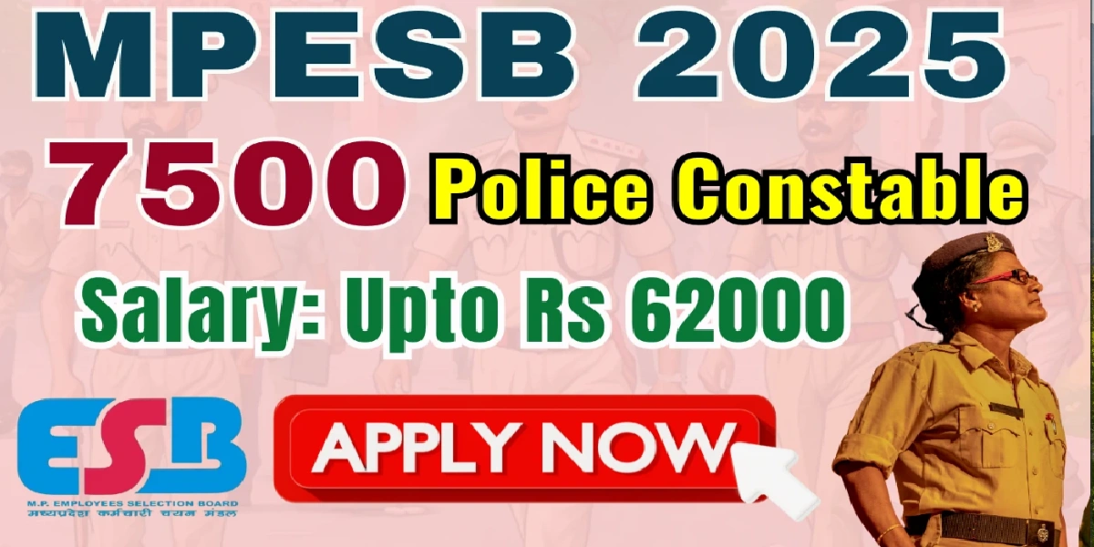 MPESB Police Constable Online Form 2025