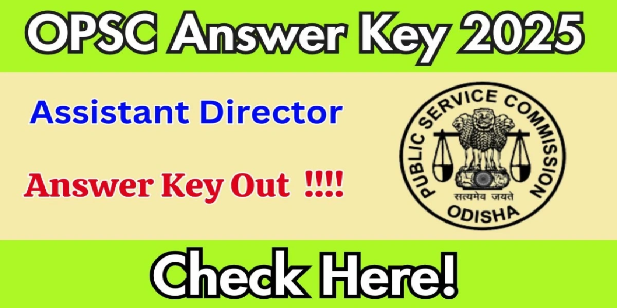 OPSC Assistant Director Final Result 2025