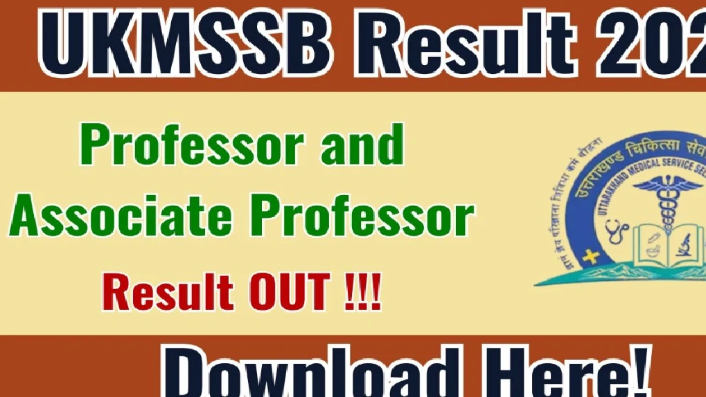 UKMSSB Professor and Associate Professor Result 2025