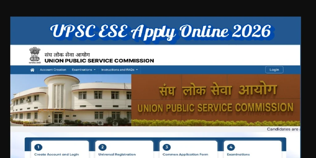UPSC ESE 2026 Online Form