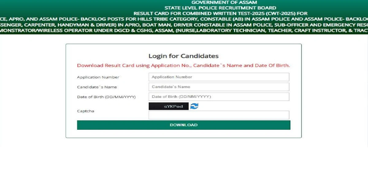 assam police result 2025