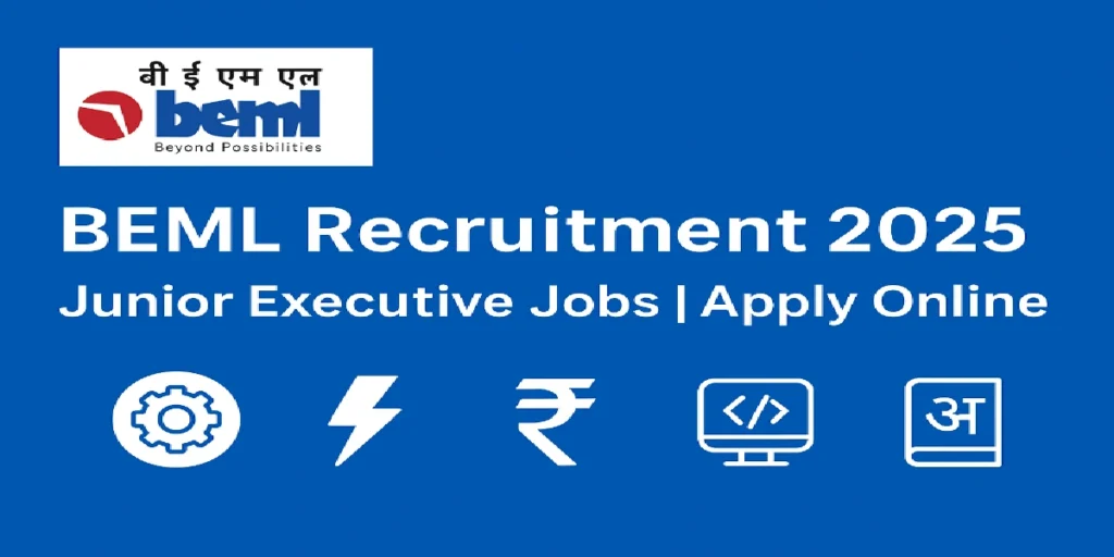 BEML Junior Executive Recruitment 2025