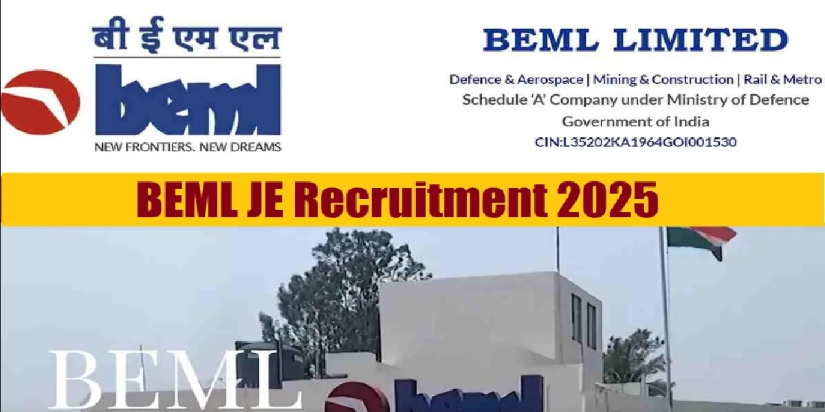 BEML Junior Executive Recruitment 2025