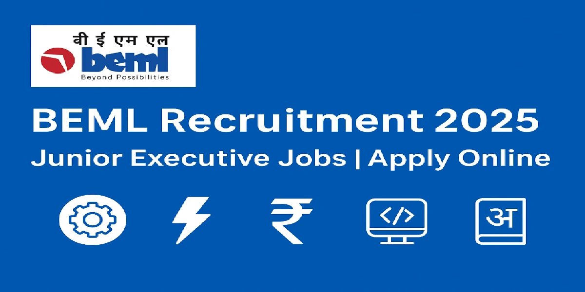 BEML Junior Executive Recruitment 2025