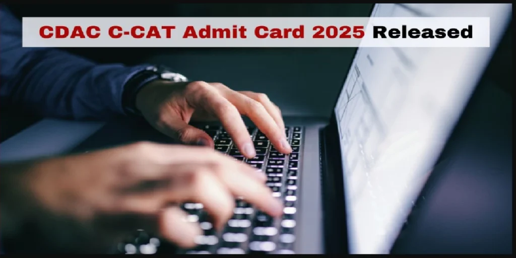 CDAC C-CAT 2025 Admit Card