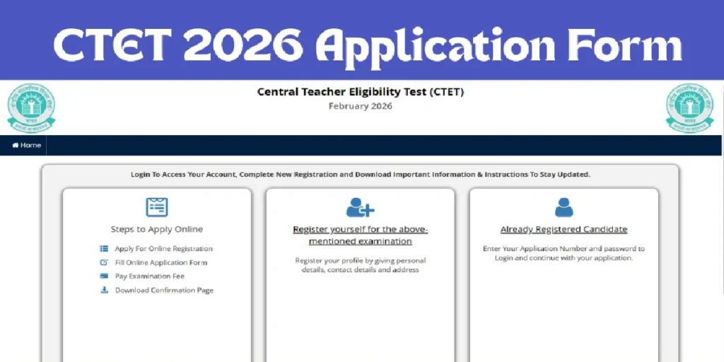 CTET 2026 Registration
