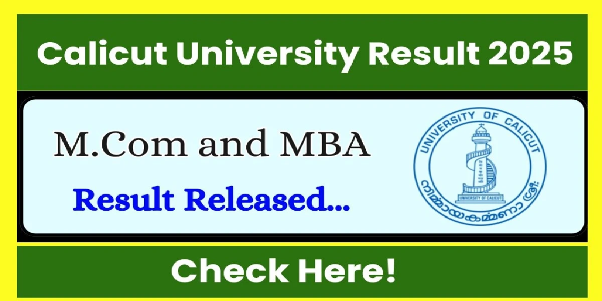 Calicut University Result 2025