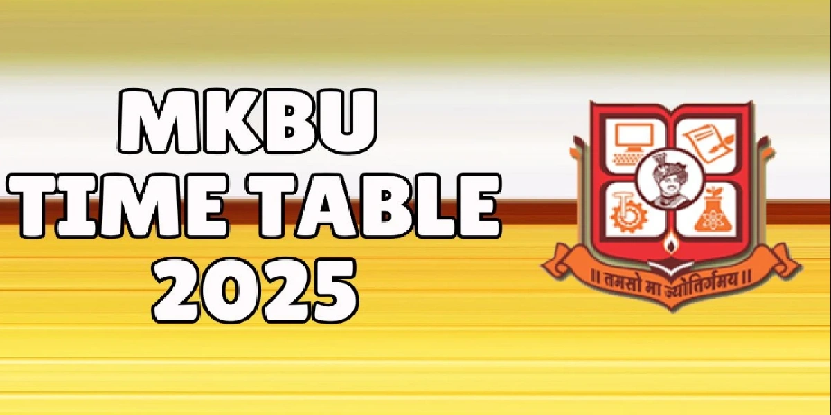 MKBU Time Table 2026