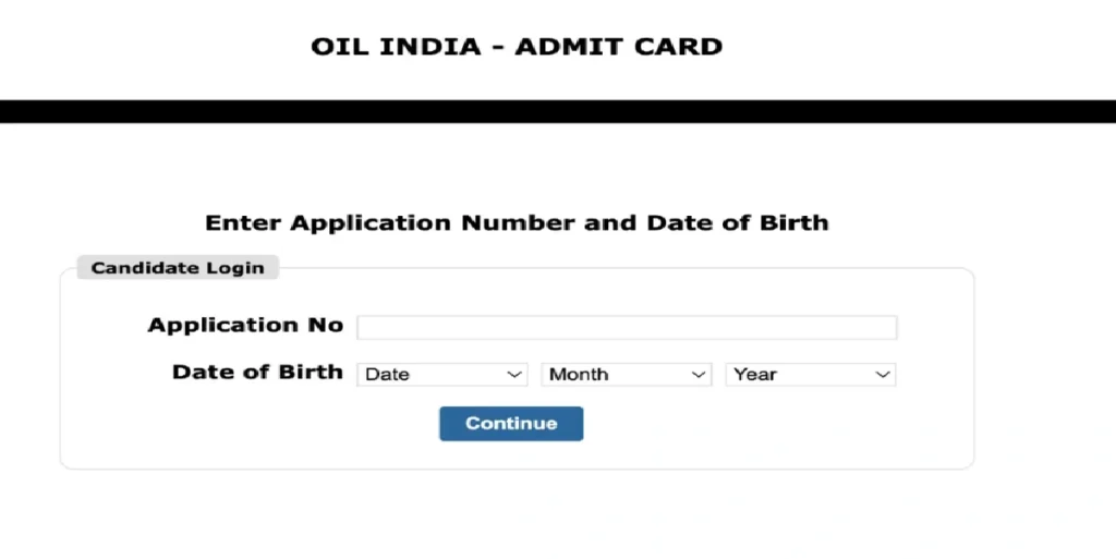 Oil India Workperson Admit Card 2025