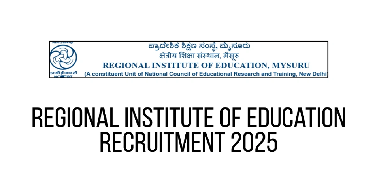 RIE Recruitment 2025