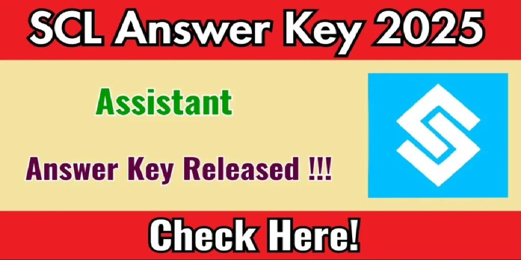 SCL Answer Key 2025