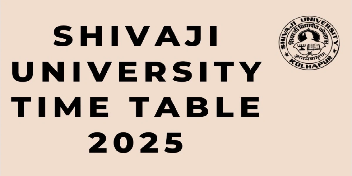 Shivaji University Time Table 2025