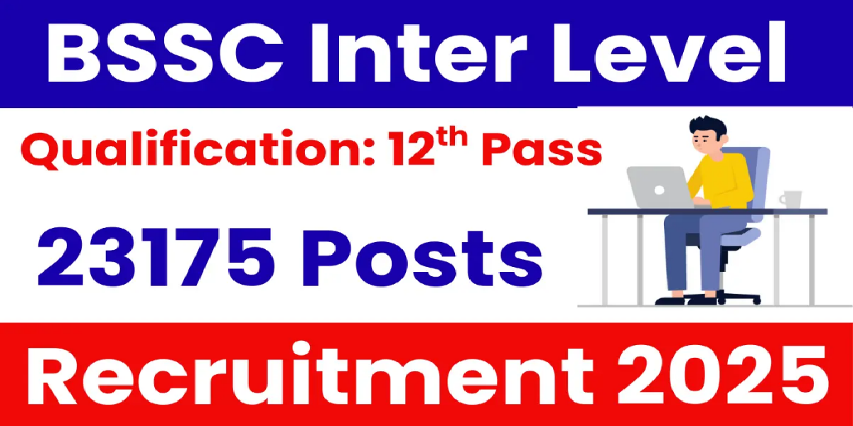 BSSC Inter level online form 2025