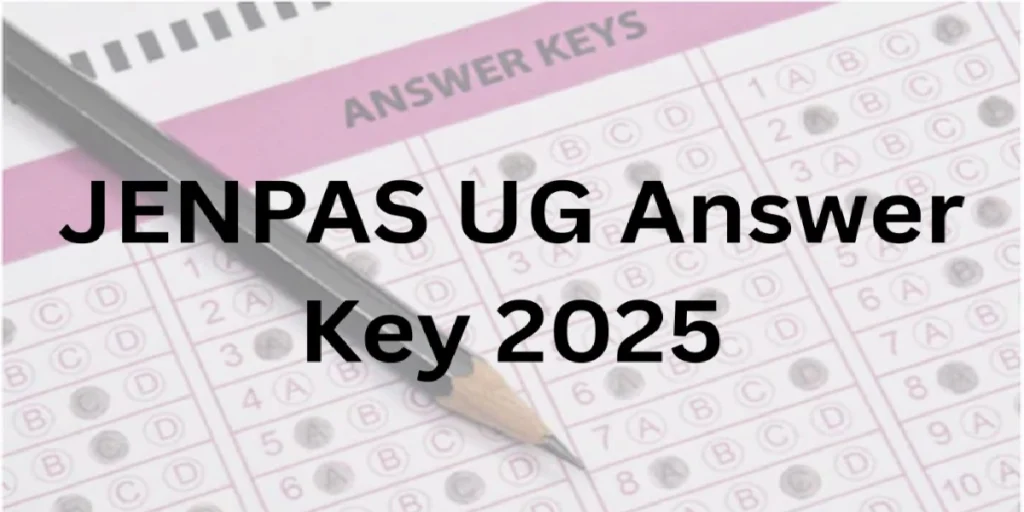 JENPAS UG Answer Key 2025