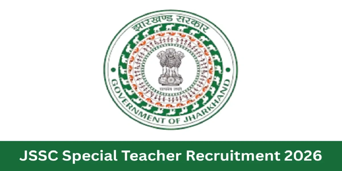 JSSC Special Teacher Online Form 2026