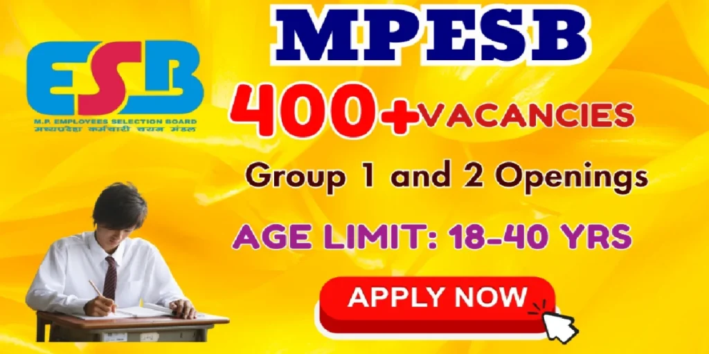 MPESB Group 1 and 2 Online Form 2026