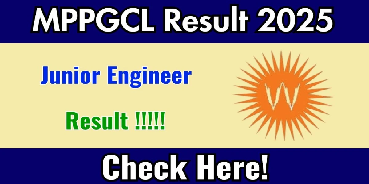 MPPGCL JE Result 2025