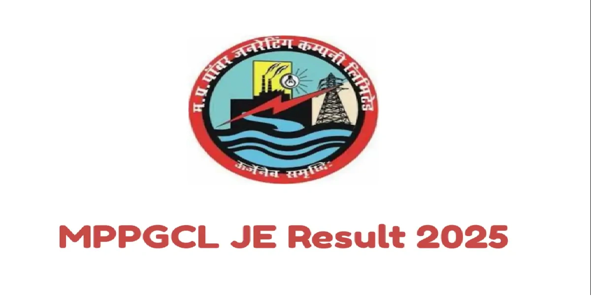 MPPGCL JE Result 2025