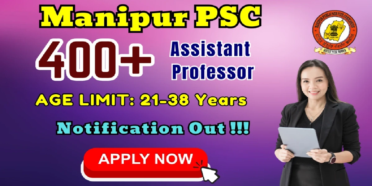 Manipur PSC Assistant Professor Online Form 2026