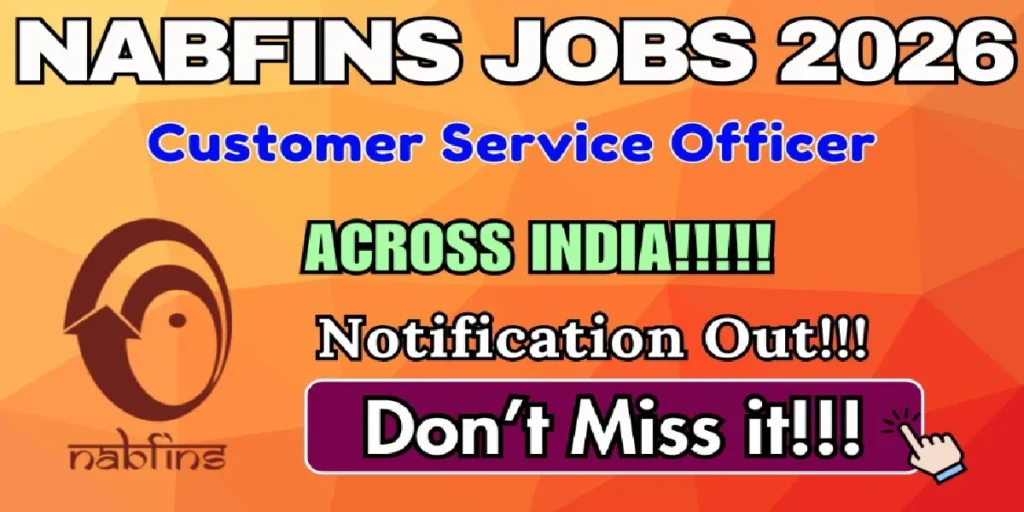 NABFINS CSO Recruitment 2026