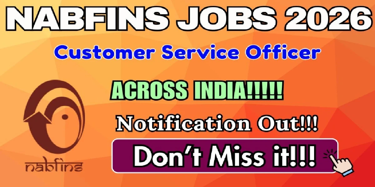 NABFINS CSO Recruitment 2026
