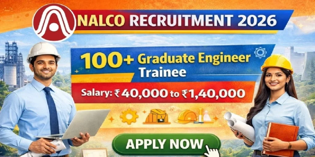 NALCO Graduate Engineer Trainee Online Form 2026