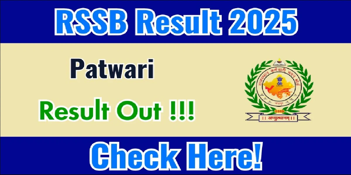 Rajasthan Patwari Result 2025