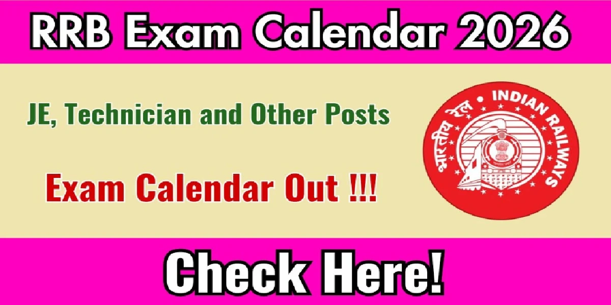 RRB Exam Calendar 2026