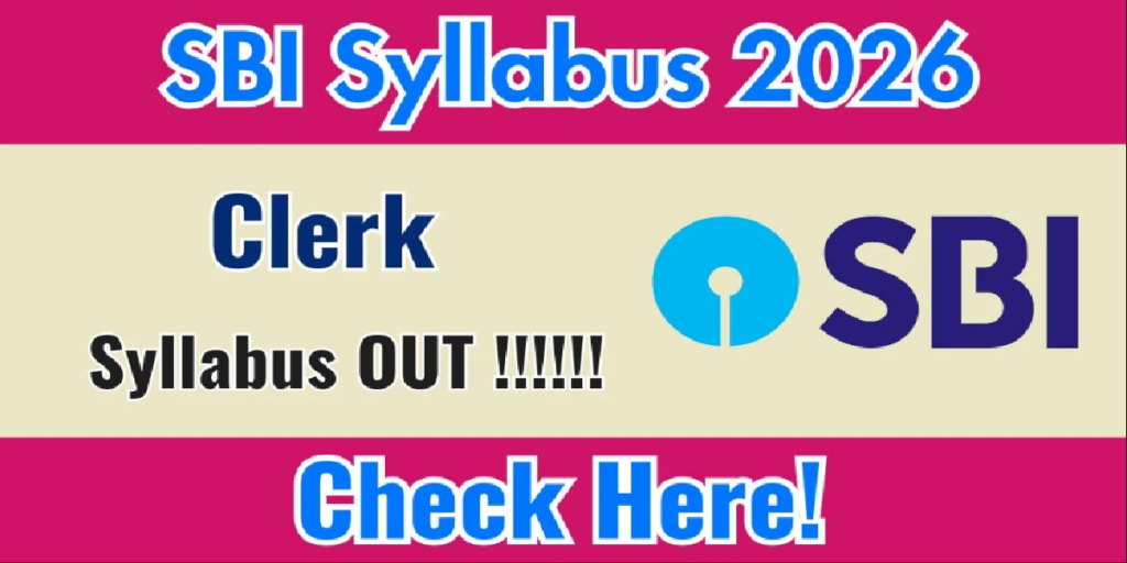 SBI Clerk Syllabus 2026