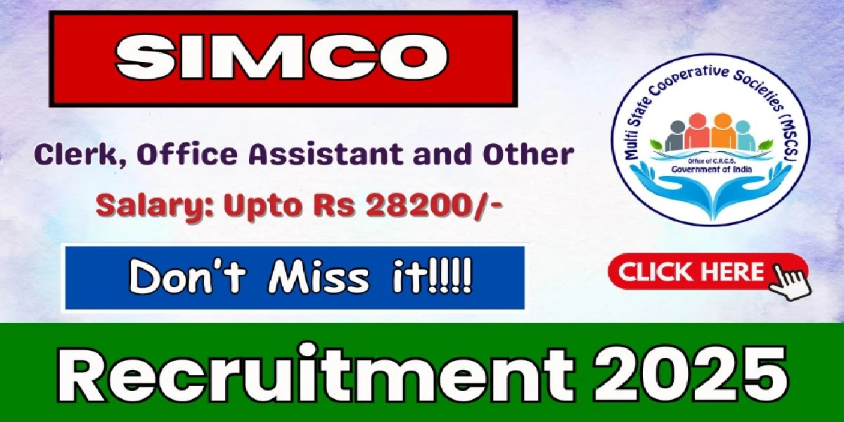 SIMCO Various vacancies Offline form 2025