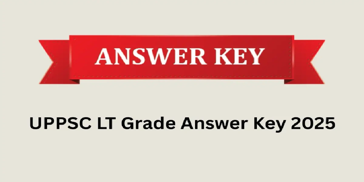 UP LT Grade Answer Key 2025